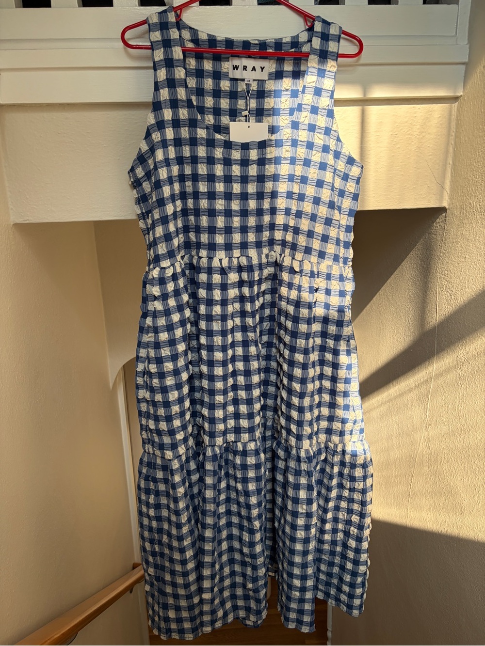 Wray Austin Dress in Navy Check
